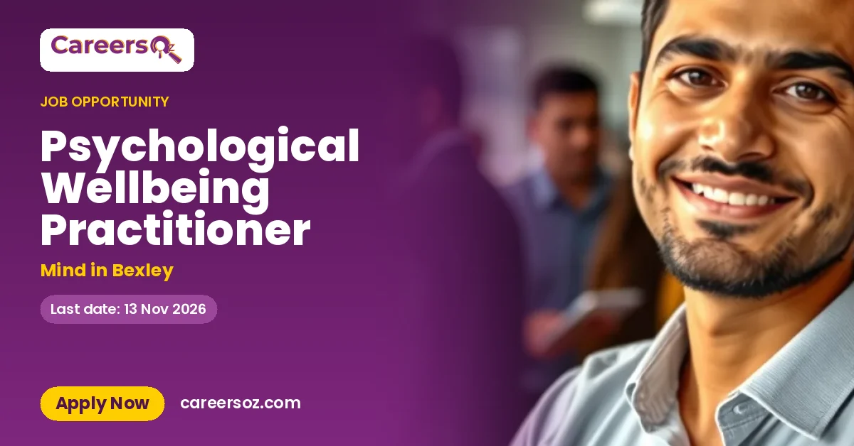 Psychological Wellbeing Practitioner – Mind in Bexley