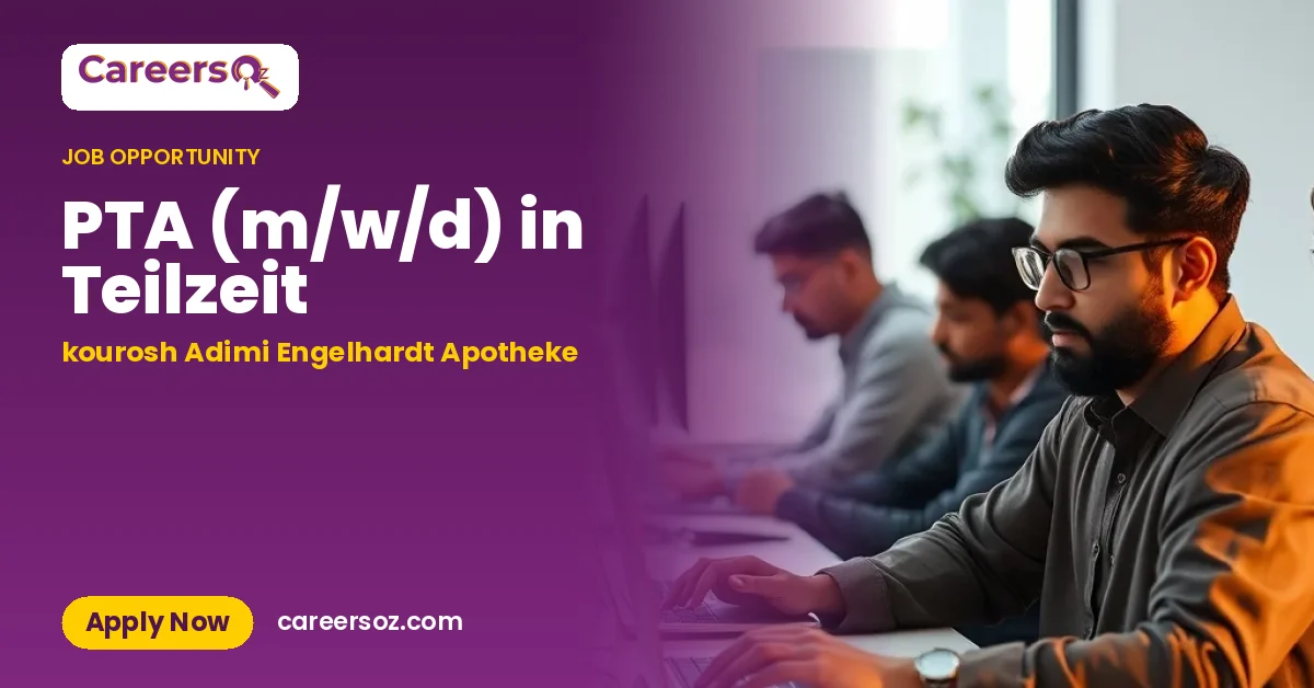 PTA (m/w/d) in Teilzeit – kourosh Adimi Engelhardt Apotheke