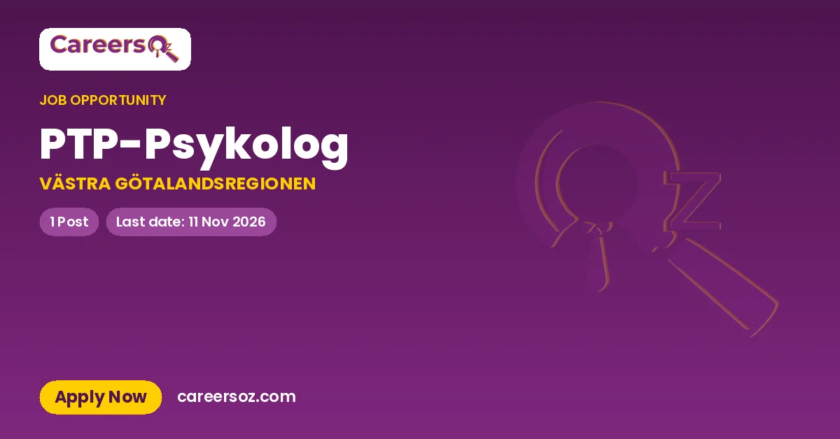 PTP-Psykolog – VÄSTRA GÖTALANDSREGIONEN