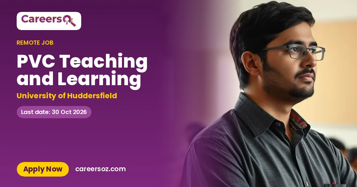 PVC Teaching and Learning – University of Huddersfield