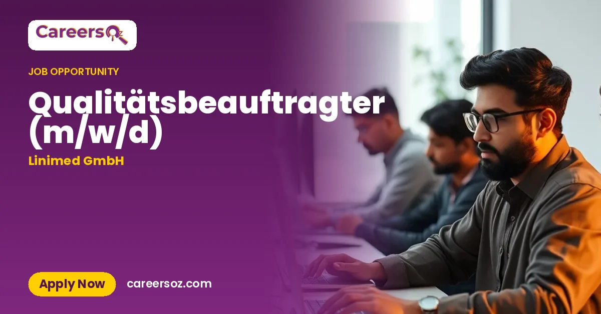 Qualitätsbeauftragter (m/w/d) – Linimed GmbH
