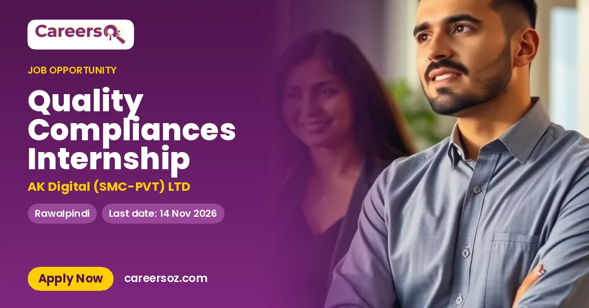 Quality Compliances Internship – AK Digital (SMC-PVT) LTD