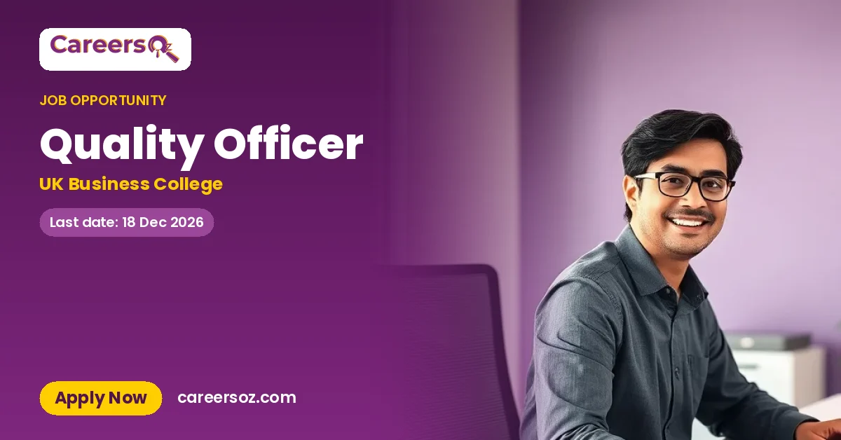 Quality Officer – UK Business College