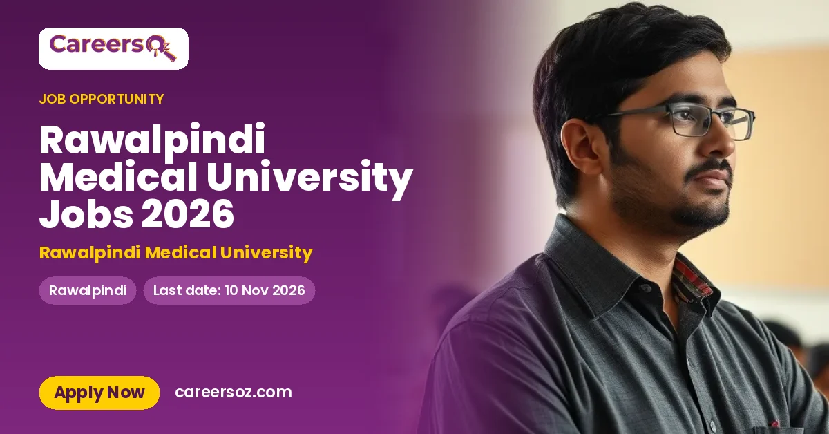 Rawalpindi Medical University Jobs 2026 – Rawalpindi Medical University