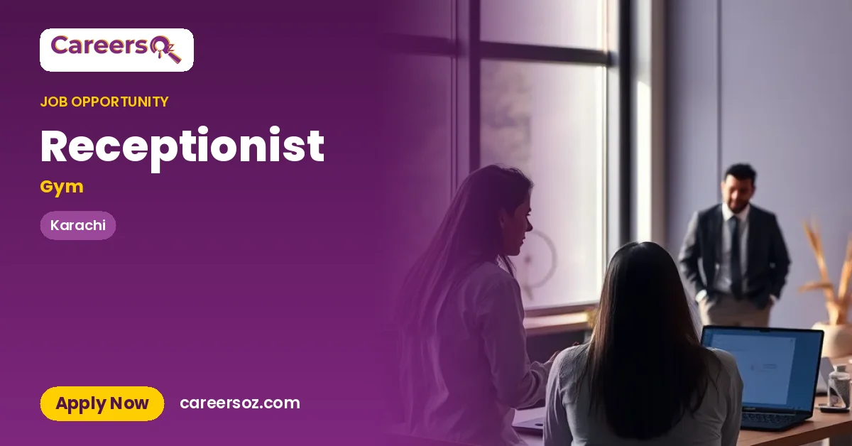 Receptionist – Gym
