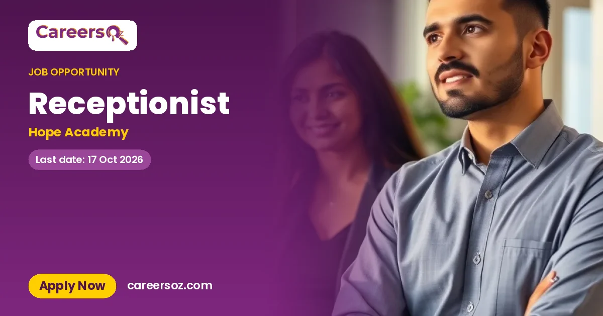 Receptionist – Hope Academy