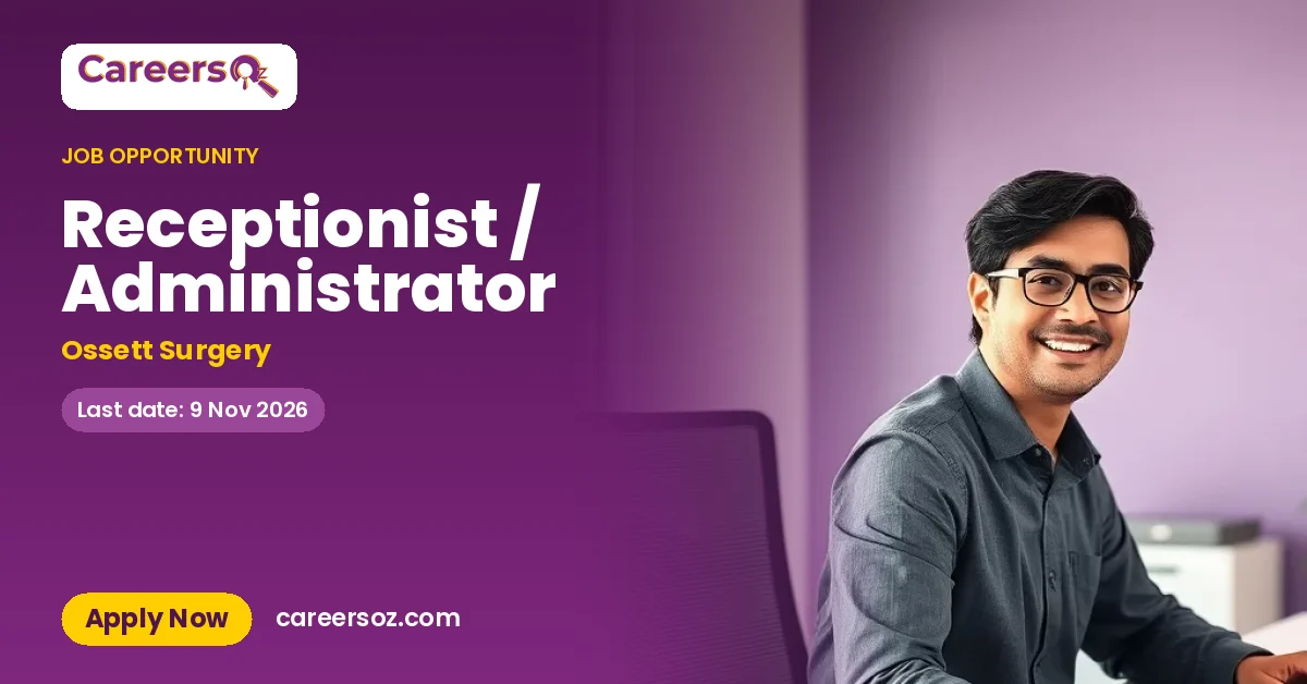 Receptionist / Administrator – Ossett Surgery