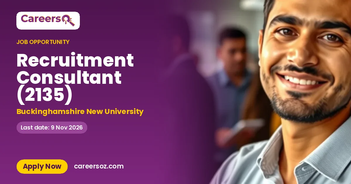 Recruitment Consultant (2135) – Buckinghamshire New University