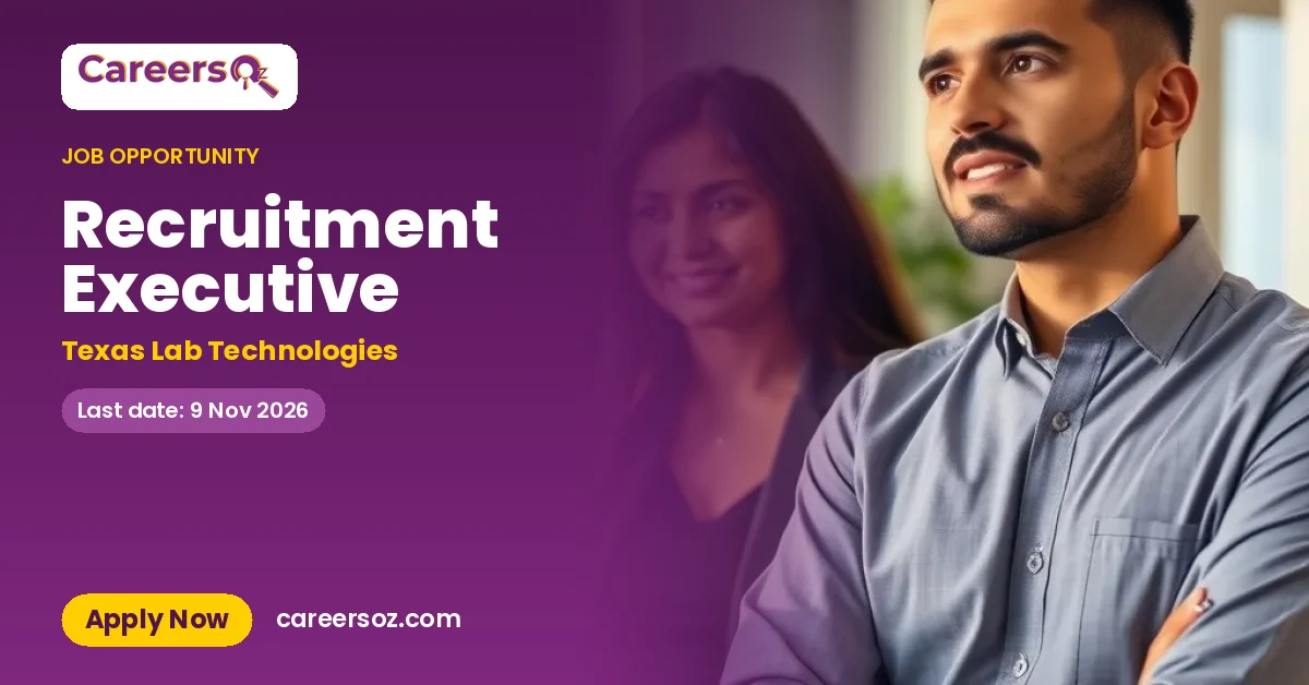 Recruitment Executive – Texas Lab Technologies