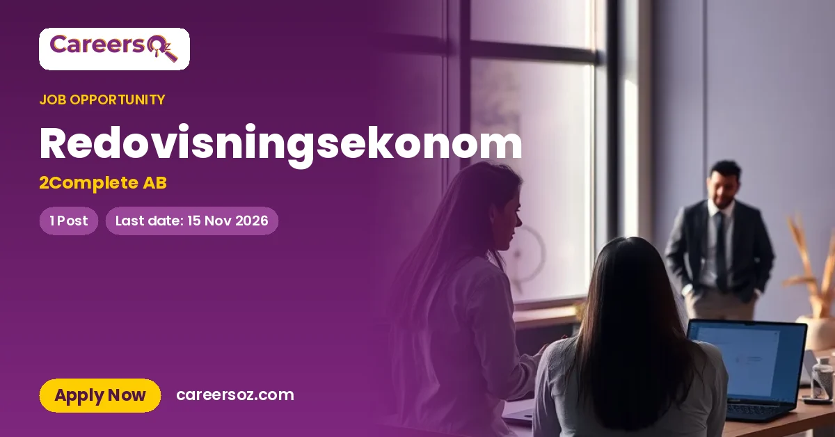 Redovisningsekonom – 2Complete AB