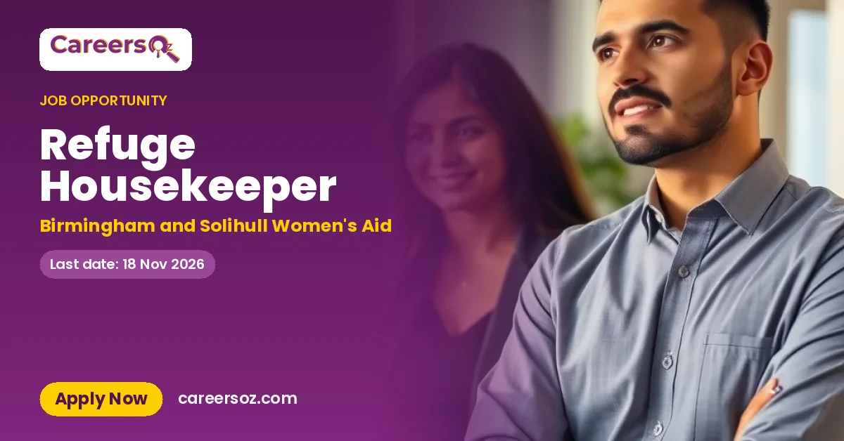 Refuge Housekeeper – Birmingham and Solihull Women's Aid