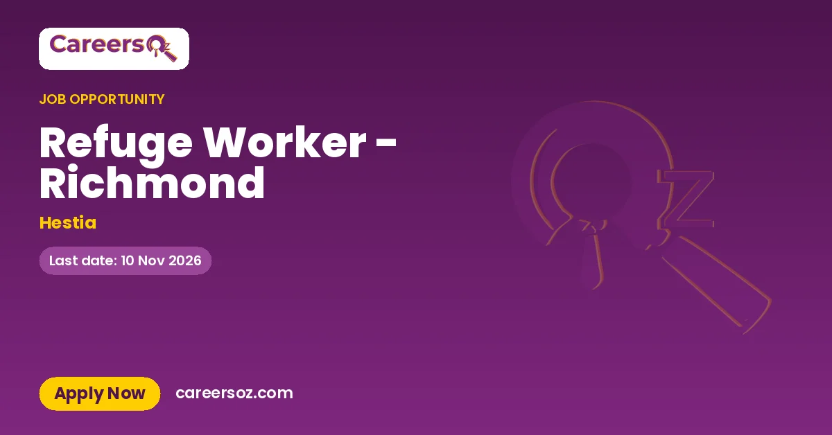 Refuge Worker - Richmond – Hestia