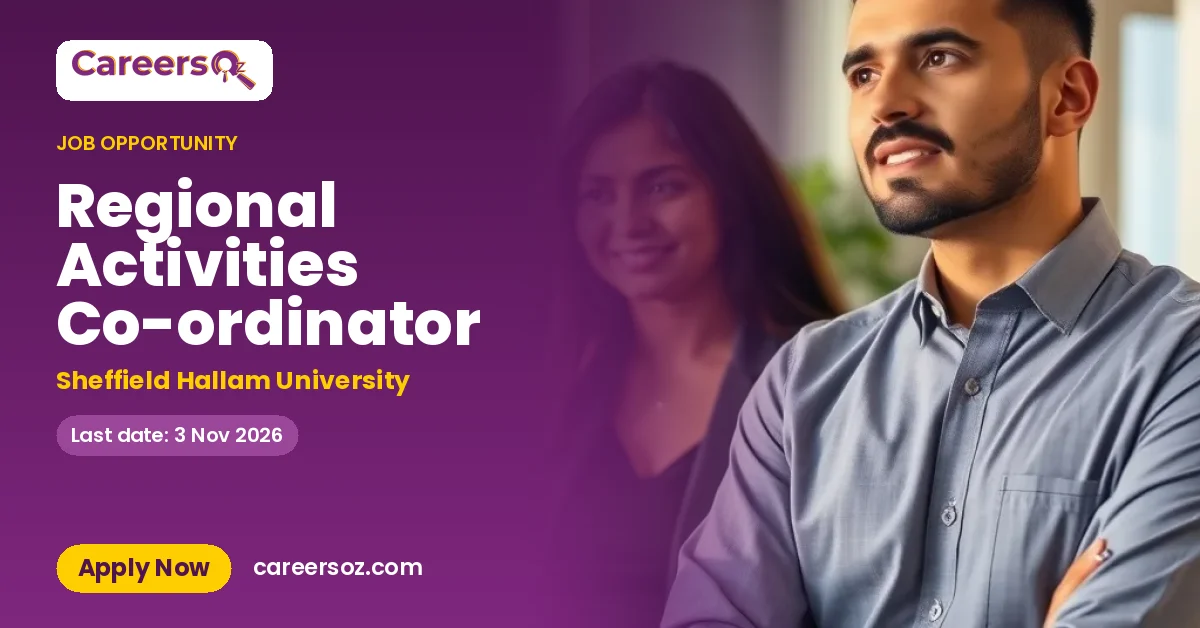 Regional Activities Co-ordinator – Sheffield Hallam University