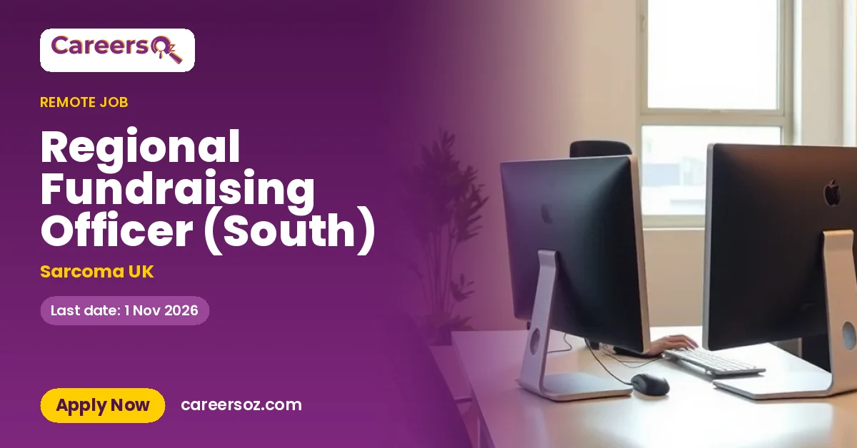 Regional Fundraising Officer (South) – Sarcoma UK