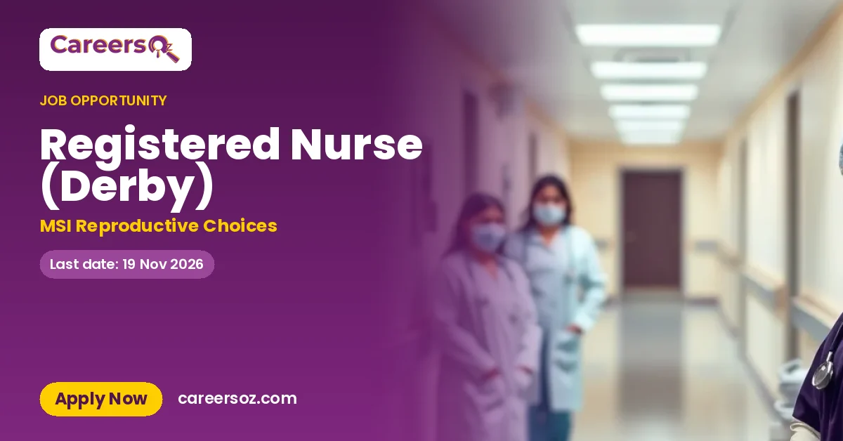Registered Nurse (Derby) – MSI Reproductive Choices