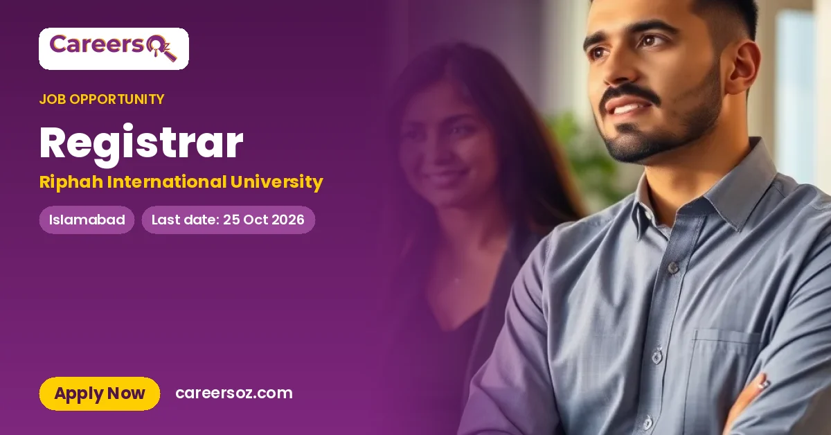 Registrar – Riphah International University