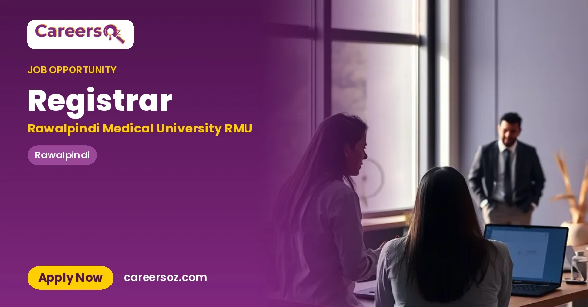 Registrar – Rawalpindi Medical University RMU