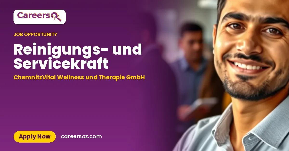 Reinigungs- und Servicekraft – ChemnitzVital Wellness und Therapie GmbH