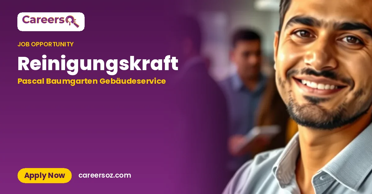 Reinigungskraft – Pascal Baumgarten Gebäudeservice