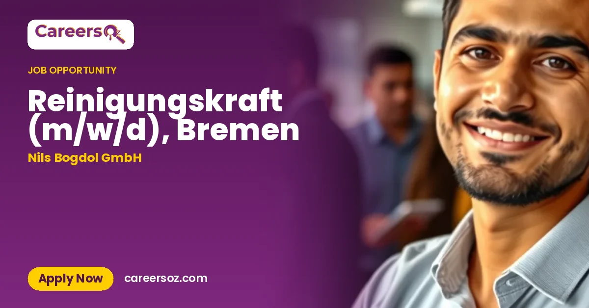 Reinigungskraft (m/w/d), Bremen – Nils Bogdol GmbH