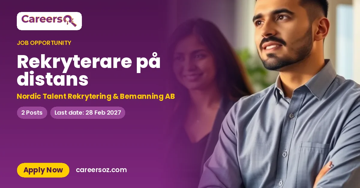Rekryterare på distans – Nordic Talent Rekrytering & Bemanning AB