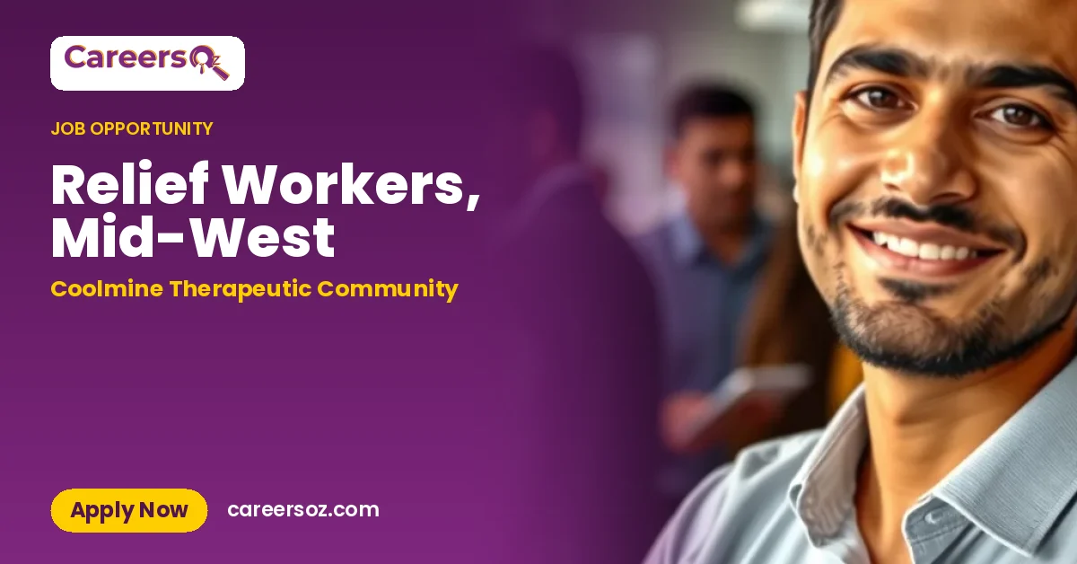 Relief Workers, Mid-West – Coolmine Therapeutic Community