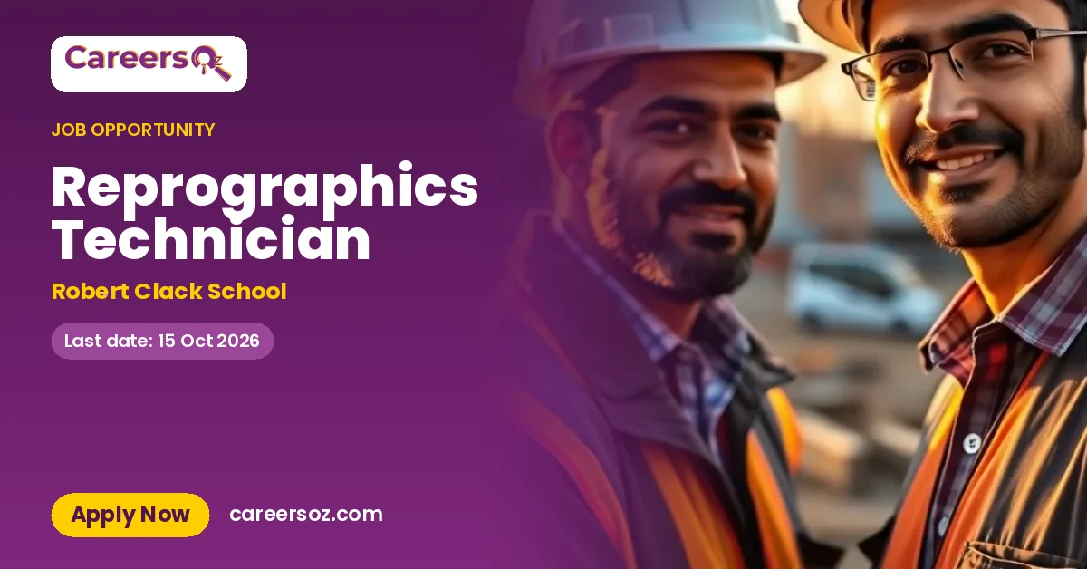 Reprographics Technician – Robert Clack School