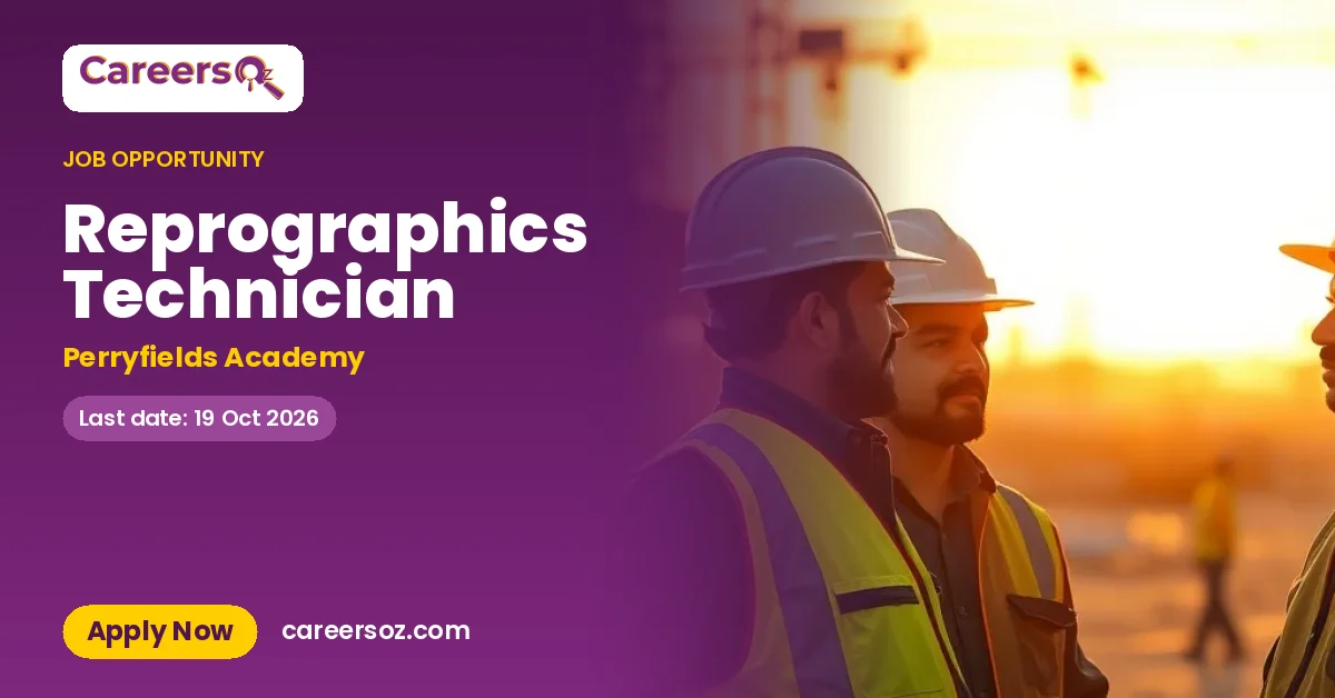 Reprographics Technician – Perryfields Academy