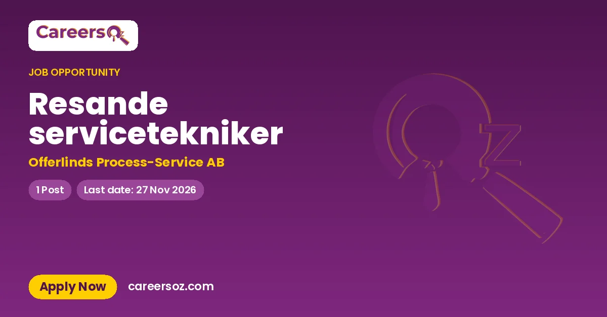 Resande servicetekniker – Offerlinds Process-Service AB