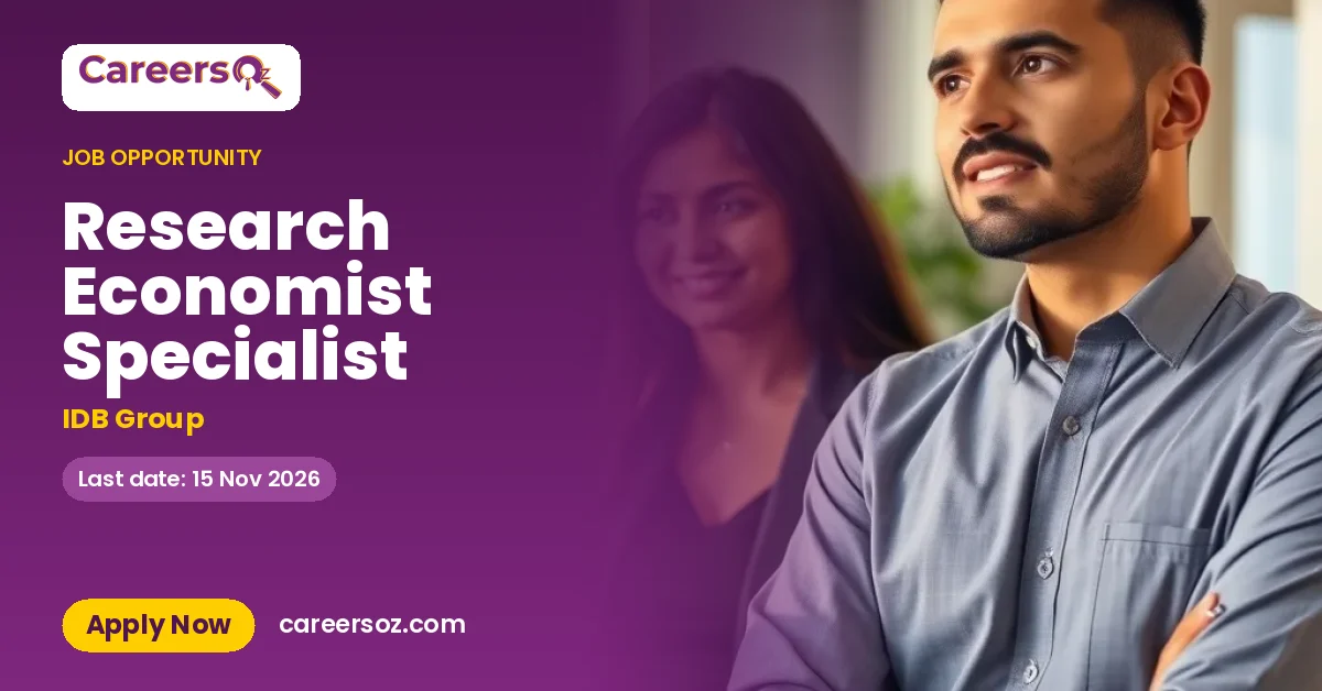 Research Economist Specialist – IDB Group
