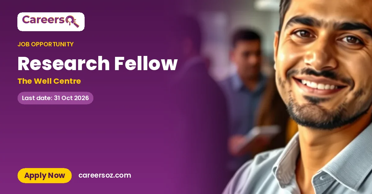 Research Fellow – The Well Centre
