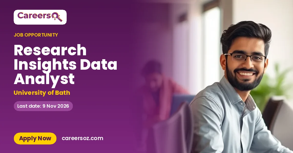 Research Insights Data Analyst – University of Bath