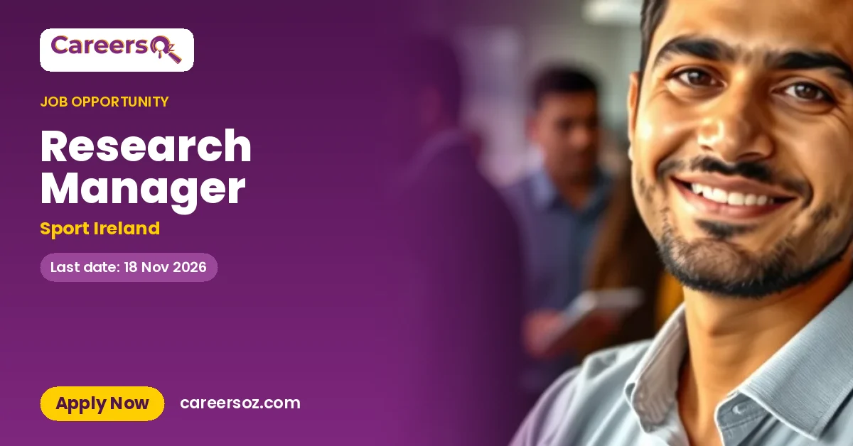 Research Manager – Sport Ireland