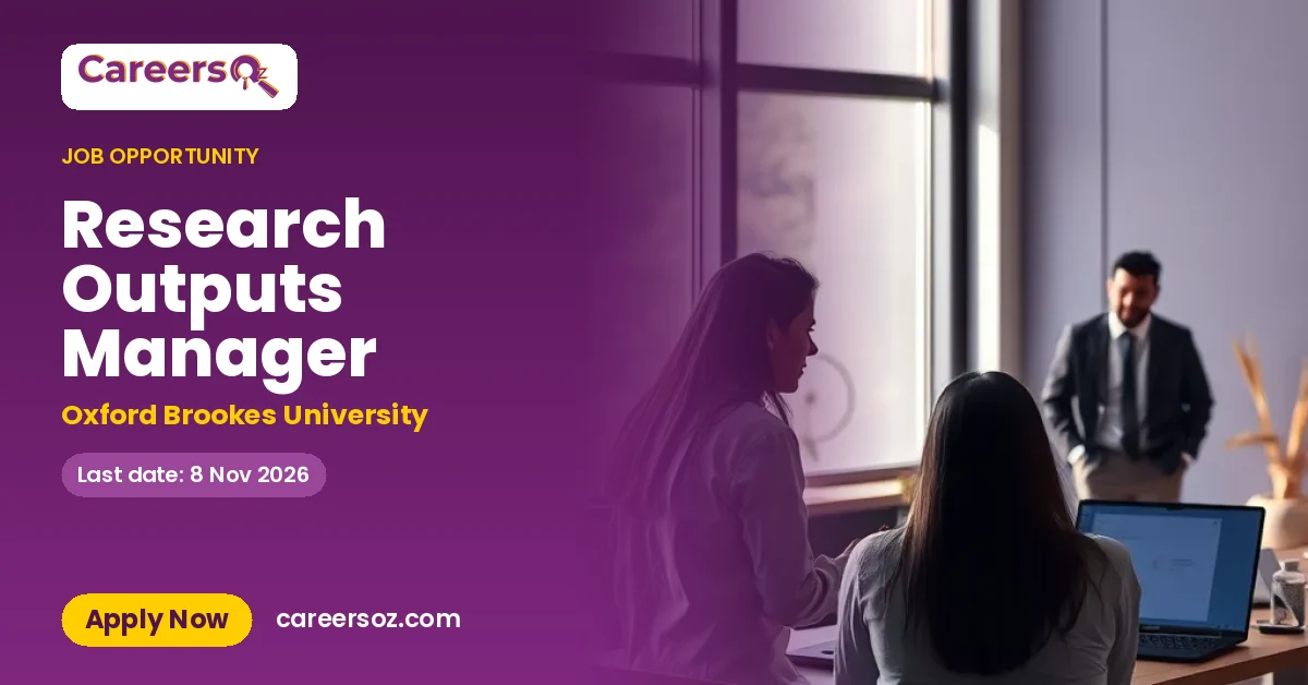 Research Outputs Manager – Oxford Brookes University