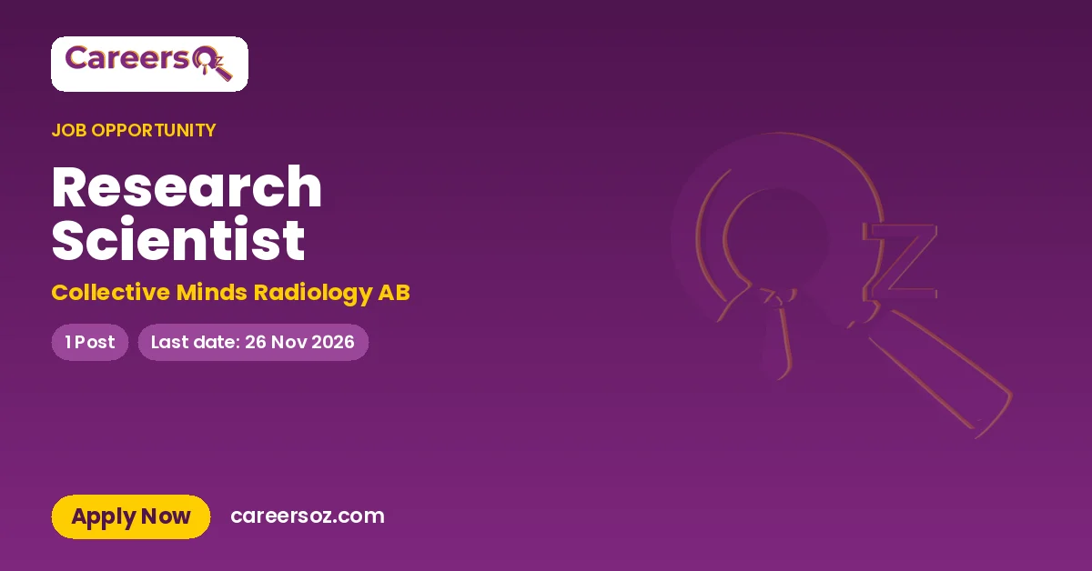 Research Scientist – Collective Minds Radiology AB