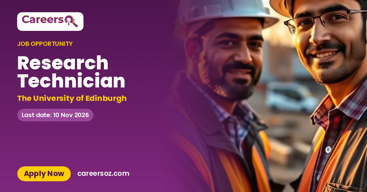 Research Technician – The University of Edinburgh