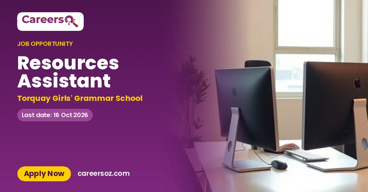 Resources Assistant – Torquay Girls' Grammar School