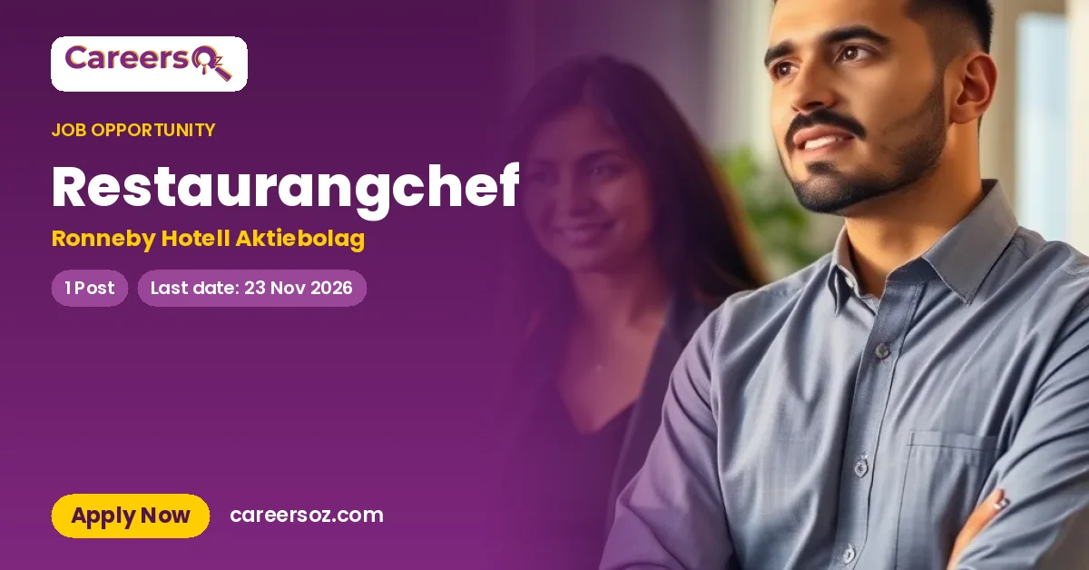 Restaurangchef – Ronneby Hotell Aktiebolag