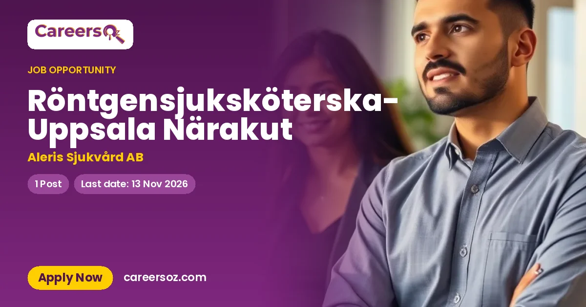 Röntgensjuksköterska- Uppsala Närakut – Aleris Sjukvård AB