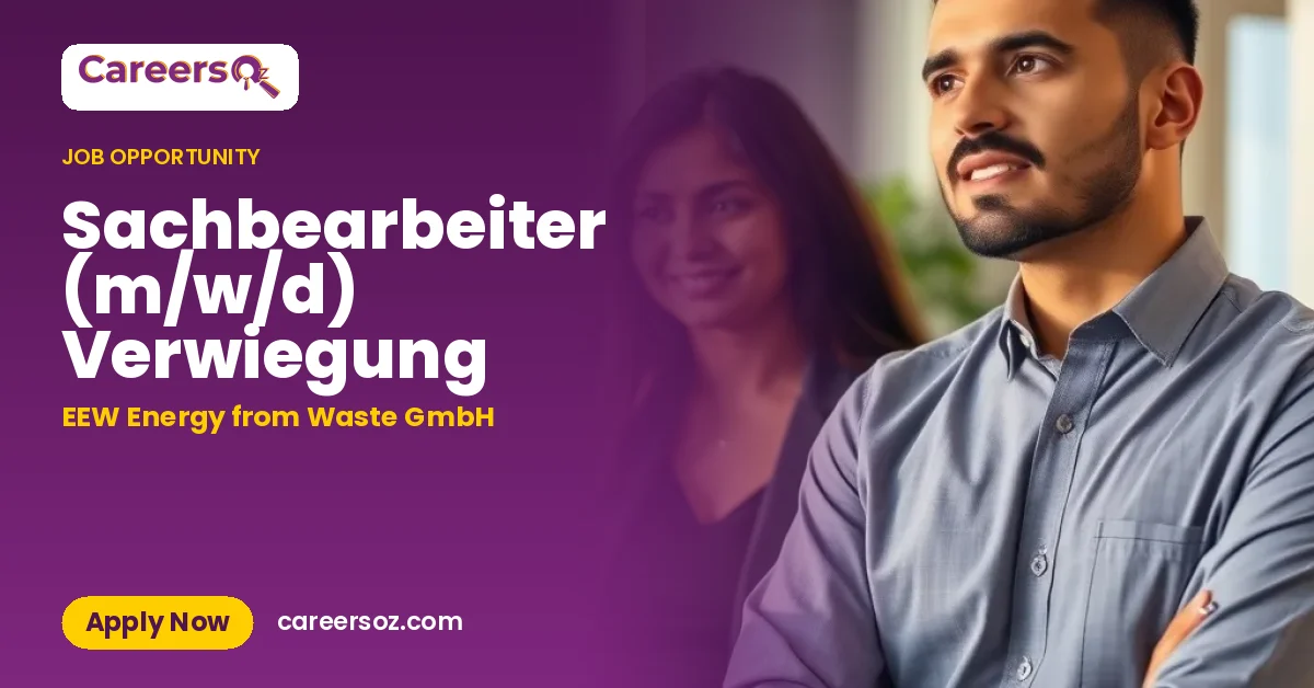 Sachbearbeiter (m/w/d) Verwiegung – EEW Energy from Waste GmbH