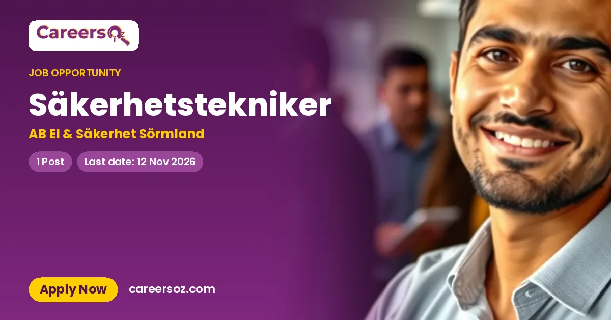 Säkerhetstekniker – AB El & Säkerhet Sörmland