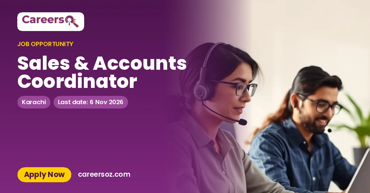 Sales & Accounts Coordinator