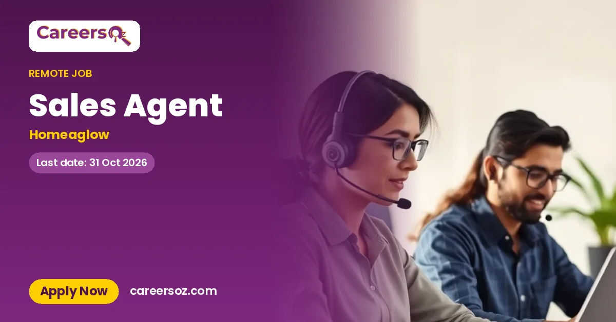 Sales Agent – Homeaglow