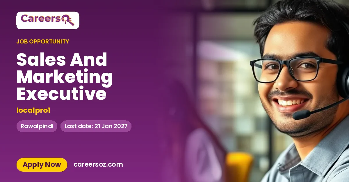Sales And Marketing Executive – localpro1