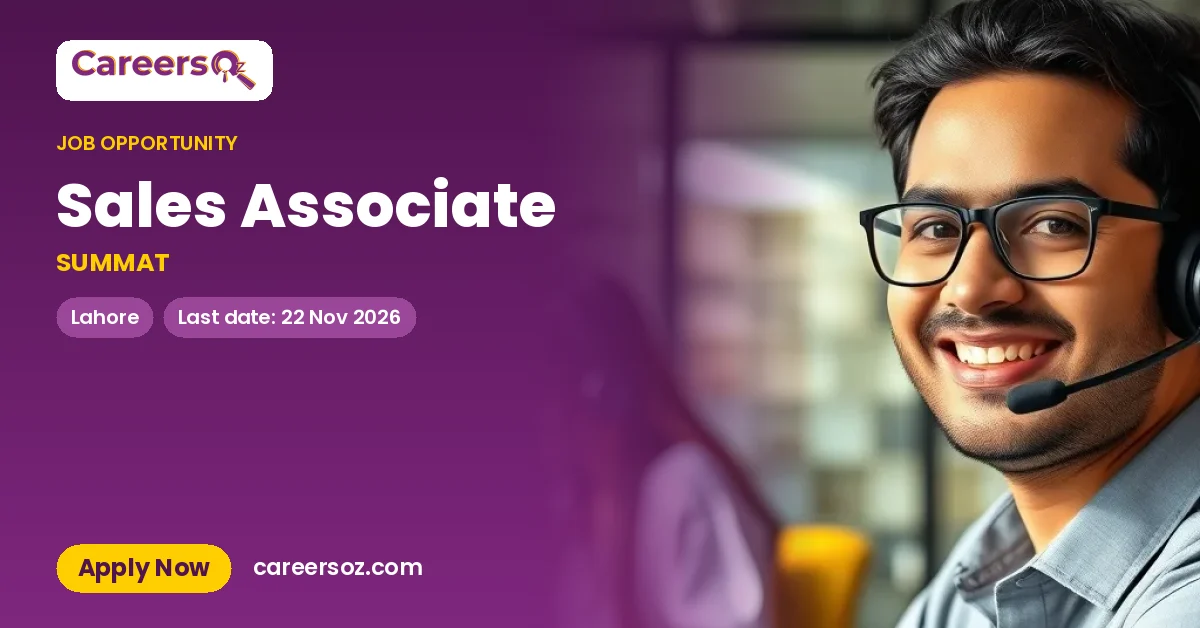 Sales Associate – SUMMAT