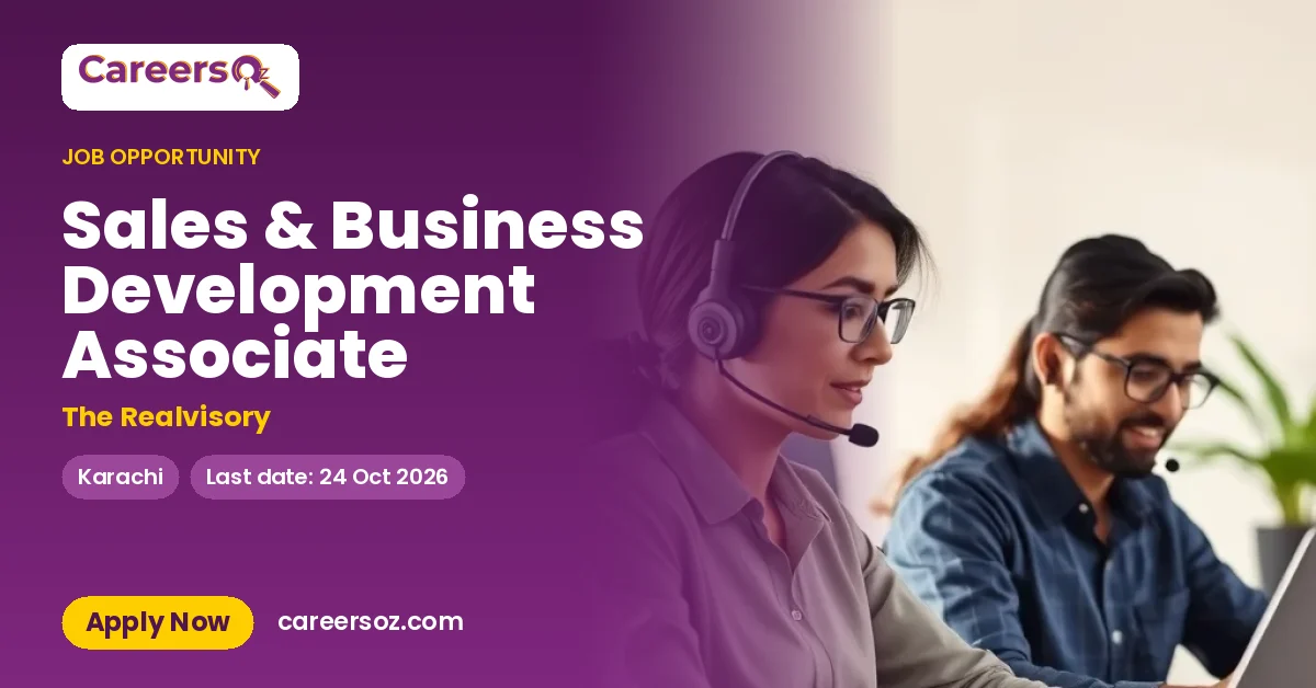Sales & Business Development Associate – The Realvisory