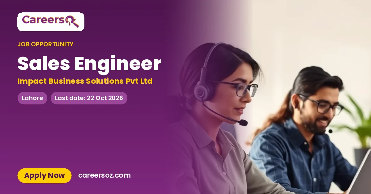 Sales Engineer – Impact Business Solutions Pvt Ltd