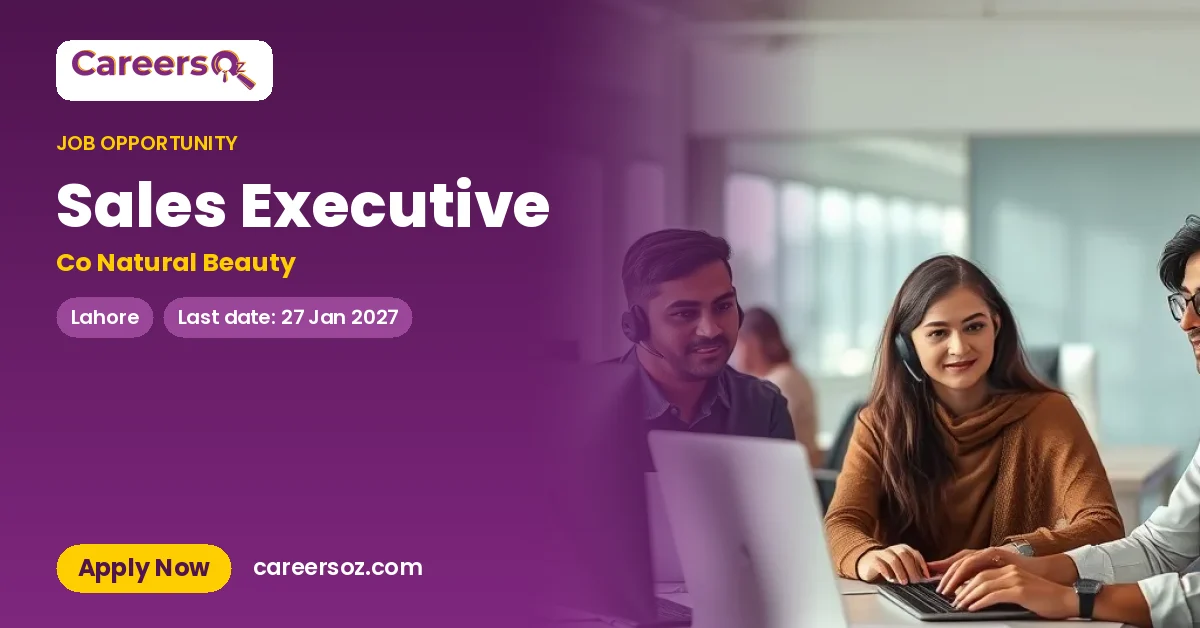 Sales Executive – Co Natural Beauty