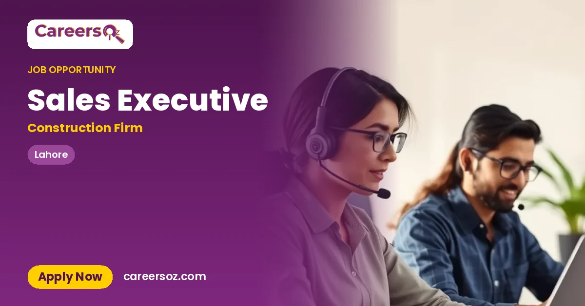 Sales Executive – Construction Firm