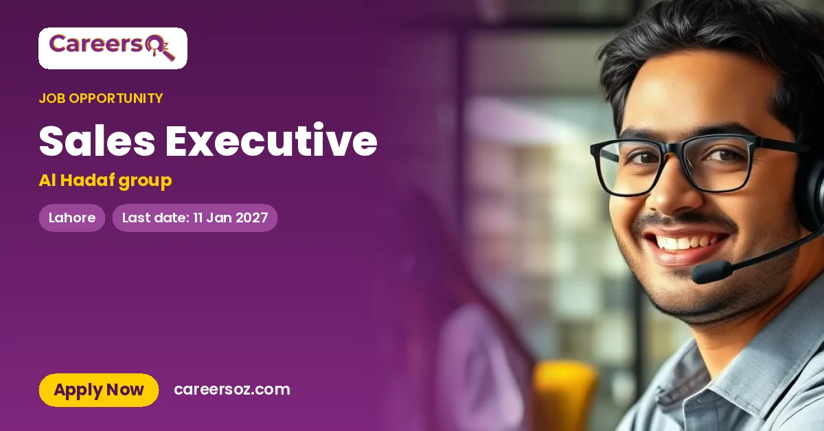Sales Executive – Al Hadaf group